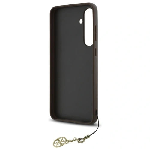 Kup Guess GUHCS24FEGF4GBR Samsung Galaxy S24 FE hardcase 4G Colecția Charms maro - GUE4181 - {ean13} - Sklep Home Screen