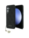 Guess GUHCS24FEGF4GGR Samsung Galaxy S24 FE hardcase 4G Colecția Charms gri