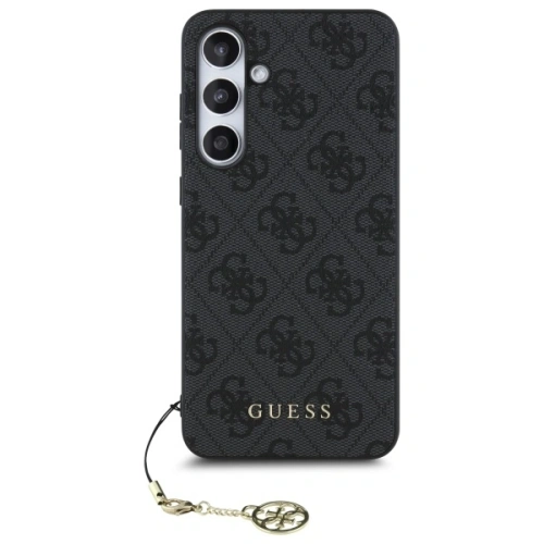 Buy Guess GUHCS24FEGF4GGR Samsung Galaxy S24 FE hardcase 4G Charms Collection grey - GUE4182 - {ean13} - Home Screen Store Europe