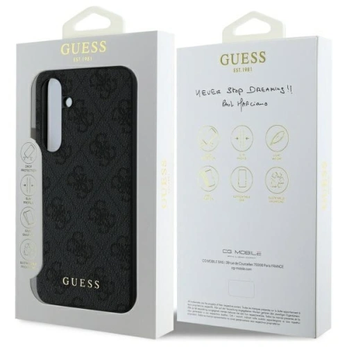 Buy Guess GUHCS24FEGF4GGR Samsung Galaxy S24 FE hardcase 4G Charms Collection grey - GUE4182 - {ean13} - Home Screen Store Europe