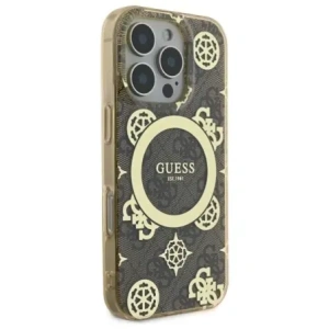 Kup Etui Guess GUHMP16LH4PYEEW Apple iPhone 16 Pro hardcase IML Peony Na 4G pozadí MagSafe hnědý/brown - GUE4184 - {ean13} - Sklep Home Screen