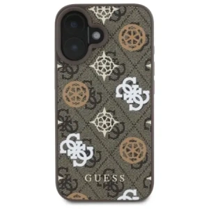 Kup Etui Guess GUHMP16SP4PWPW Apple iPhone 16 hardcase Peony Na 4G pozadí MagSafe hnědý/brown - GUE4186 - {ean13} - Sklep Home Screen