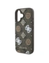 Kup Etui Guess GUHMP16SP4PWPW Apple iPhone 16 hardcase Peony On 4G Background MagSafe brązowy/brown - GUE4186 - {ean13} - Sklep Home Screen