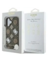 Buy Guess GUHMP16SP4PWPW Apple iPhone 16 hardcase Peony On 4G Background MagSafe brown - GUE4186 - {ean13} - Home Screen Store Europe