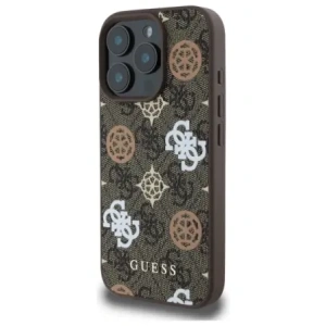 Kup Guess GUHMP16XP4PWPW Apple iPhone 16 Pro Max hardcase Peony pe fundal 4G MagSafe maro - GUE4187 - {ean13} - Sklep Home Screen
