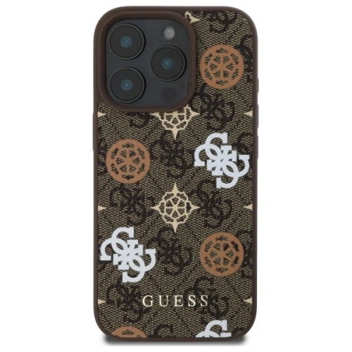 Kup Etui Guess GUHMP16XP4PWPW Apple iPhone 16 Pro Max hardcase Peony On 4G Background MagSafe brązowy/brown - GUE4187 - {ean13} - Sklep Home Screen