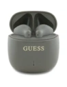 Bezdrátová sluchátka do uší Guess Bluetooth GUTWSJ14ESGE TWS + dokovací stanice Printed Classic Logo taupe