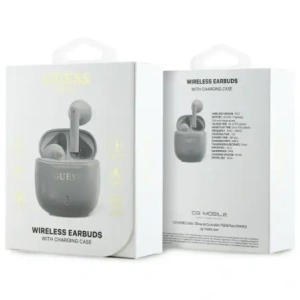 Kup Bezdrátová sluchátka do uší Guess Bluetooth GUTWSJ14ESGE TWS + dokovací stanice Printed Classic Logo taupe - GUE4188 - {ean13} - Sklep Home Screen