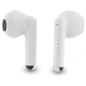 Kup Bezdrátová sluchátka do uší Guess Bluetooth GUTWSJ14ESGH TWS + dokovací stanice Printed Classic Logo bílá/white - GUE4189 - {ean13} - Sklep Home Screen