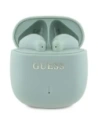 Guess căști Bluetooth wireless in-ear GUTWSJ14ESGN TWS + stație de docking Logo clasic imprimat verde