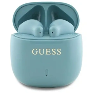 Kup Bezdrátová sluchátka do uší Guess Bluetooth GUTWSJ14ESGQ TWS + dokovací stanice Printed Classic Logo tyrkysová/turquoise - GUE4192 - {ean13} - Sklep Home Screen