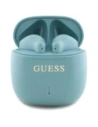 Kup Guess căști wireless Bluetooth in-ear GUTWSJ14ESGQ TWS + stație de docking Logo imprimat clasic turcoaz - GUE4192 - {ean13} - Sklep Home Screen