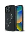 Etui Karl Lagerfeld KLHCP16L3DRKSDLK Apple iPhone 16 Pro hardcase 3D Rubber Bicolor Signature czarny/black
