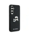 Kup Karl Lagerfeld KLHCS24FEPGKLKCPK Samsung Galaxy S24 FE husă rigidă Monogram Karl&Chaoupette Head Pin negru - KLD21816 - {ean13} - Sklep Home Screen