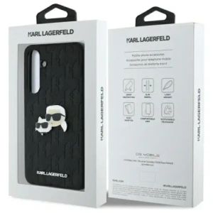 Kup Karl Lagerfeld KLHCS24FEPGKLKCPK Samsung Galaxy S24 FE husă rigidă Monogram Karl&Chaoupette Head Pin negru - KLD21816 - {ean13} - Sklep Home Screen