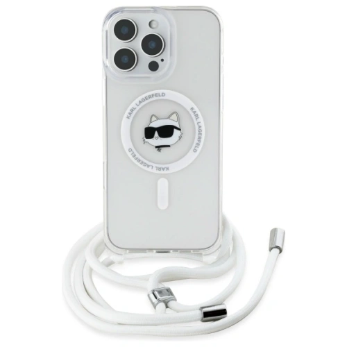 Kup Karl Lagerfeld KLHMP16LHCCHNT Apple iPhone 16 Pro hardcase IML Choupette Head & Cord Magsafe transparent - KLD21818 - {ean13} - Sklep Home Screen