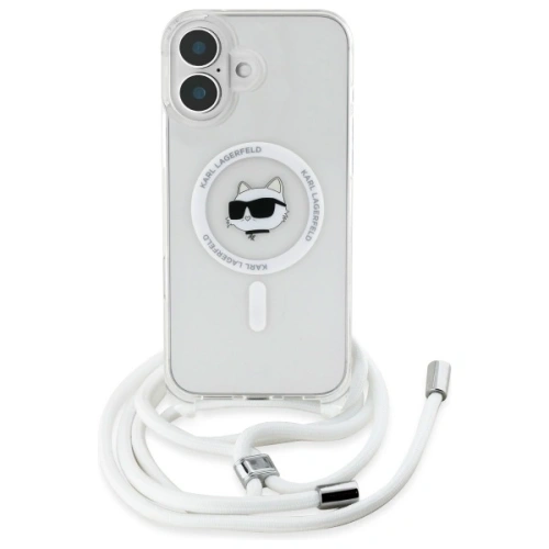Kup Etui Karl Lagerfeld KLHMP16SHCCHNT Apple iPhone 16 hardcase IML Choupette Head & Cord Magsafe transparent - KLD21819 - {ean13} - Sklep Home Screen