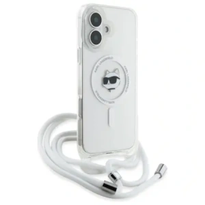 Kup Etui Karl Lagerfeld KLHMP16SHCCHNT Apple iPhone 16 hardcase IML Choupette Head & Cord Magsafe transparent - KLD21819 - {ean13} - Sklep Home Screen