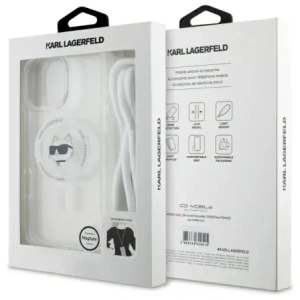 Kup Etui Karl Lagerfeld KLHMP16XHCCHNT Apple iPhone 16 Pro Max hardcase IML Choupette Head & Cord Magsafe transparent - KLD21820 - {ean13} - Sklep Home Screen