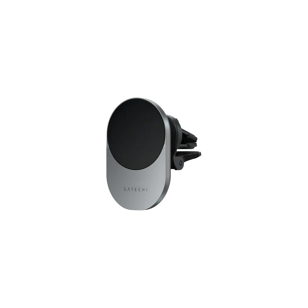 Bezprzewodowa ładowarka samochodowa do kratki Satechi Qi2 Wireless Car Charger Qi2 15W MagSafe (space gray)