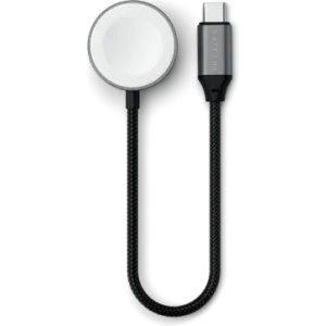 Kup Satechi USB-C Schnelllade-Kabel USB-C für Apple Watch / AirPods 5W 20cm (space gray) - STH163 - {ean13} - Sklep Home Screen