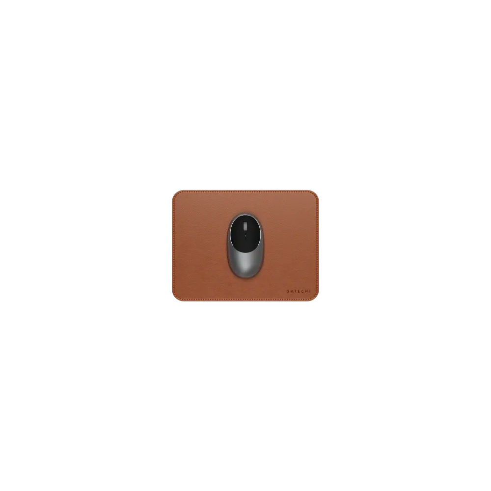 Podkładka na biurko ze skóry wegańskiej Satechi Premium Mouse Pad (brown)