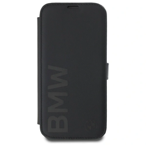 Kup BMW BMBKP16L23RMRLK Apple iPhone 16 Pro Hülle aus Signature-Leder mit Wortmarke schwarz - BMW732 - {ean13} - Sklep Home Screen