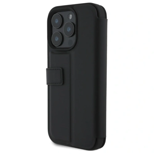 Kup BMW BMBKP16L23RMRLK Apple iPhone 16 Pro Hülle aus Signature-Leder mit Wortmarke schwarz - BMW732 - {ean13} - Sklep Home Screen