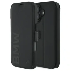 Kup Etui BMW BMBKP16S23RMRLK Apple iPhone 16 kniha pouzdro Signature Leather Wordmark černý/black - BMW733 - {ean13} - Sklep Home Screen