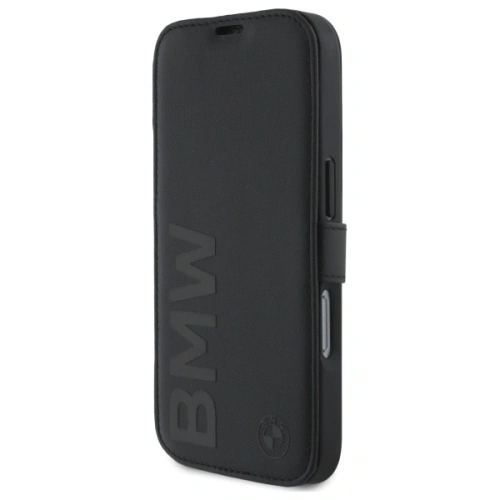 Kup BMW BMBKP16S23RMRLK Apple iPhone 16 Buchhülle Signature Leder Wordmark schwarz - BMW733 - {ean13} - Sklep Home Screen