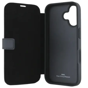 Kup Etui BMW BMBKP16S23RMRLK Apple iPhone 16 kniha pouzdro Signature Leather Wordmark černý/black - BMW733 - {ean13} - Sklep Home Screen