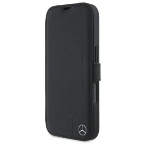 Kup Etui Mercedes MEBKP16S23RBGVK Apple iPhone 16 kniha pouzdro Kožené Dřevo Imitace černá/black - MRS299 - {ean13} - Sklep Home Screen