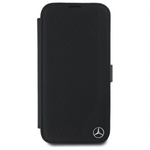 Kup Etui Mercedes MEBKP16S23RBGVK Apple iPhone 16 kniha pouzdro Kožené Dřevo Imitace černá/black - MRS299 - {ean13} - Sklep Home Screen