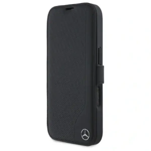 Kup Etui Mercedes MEBKP16S23RBGVK Apple iPhone 16 kniha pouzdro Kožené Dřevo Imitace černá/black - MRS299 - {ean13} - Sklep Home Screen