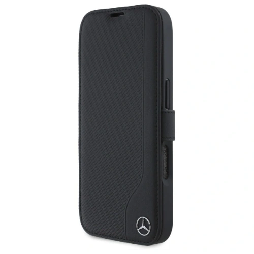 Kup Etui Mercedes MEBKP16S23RBGVK Apple iPhone 16 kniha pouzdro Kožené Dřevo Imitace černá/black - MRS299 - {ean13} - Sklep Home Screen