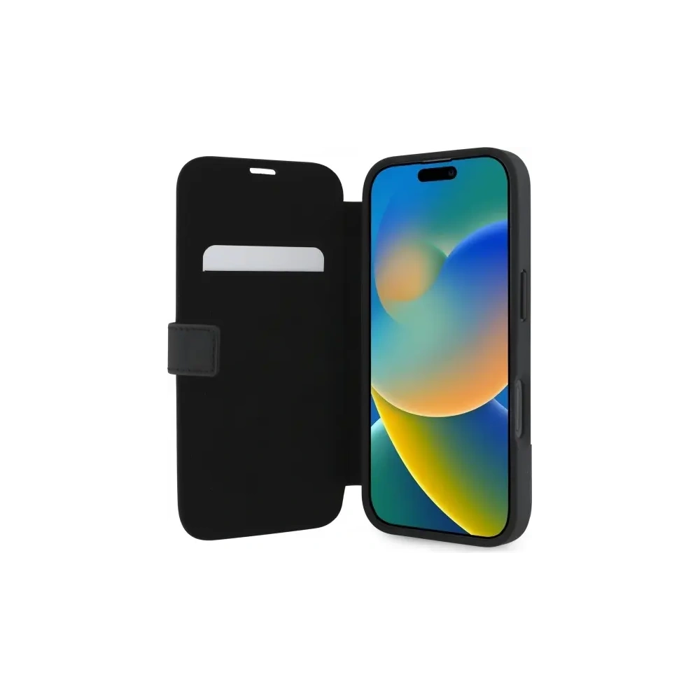 Etui Mercedes MEBKP16X23RBGVK Apple iPhone 16 Pro Max bookcase Leather Wood Imitation czarny/black