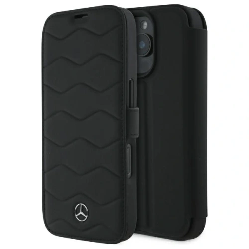 Kup Etui Mercedes MEBKP16X23RWRSK Apple iPhone 16 Pro Max knížkový obal MB Waves Leather černý/black - MRS301 - {ean13} - Sklep Home Screen
