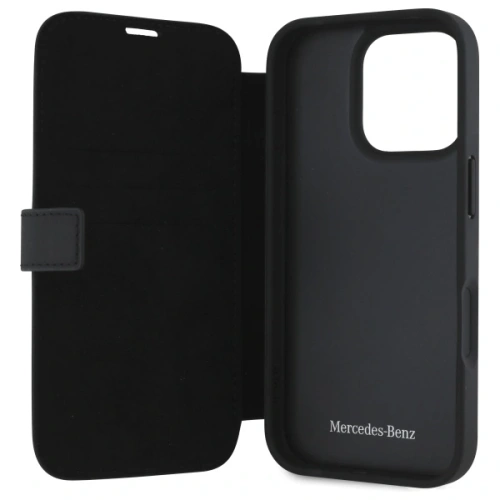 Kup Etui Mercedes MEBKP16X23RWRSK Apple iPhone 16 Pro Max knížkový obal MB Waves Leather černý/black - MRS301 - {ean13} - Sklep Home Screen