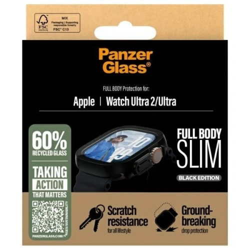 Kup PanzerGlass Vollkörper Slim Apple Watch Ultra 2 / Ultra 49mm schwarz - PZG729 - {ean13} - Sklep Home Screen