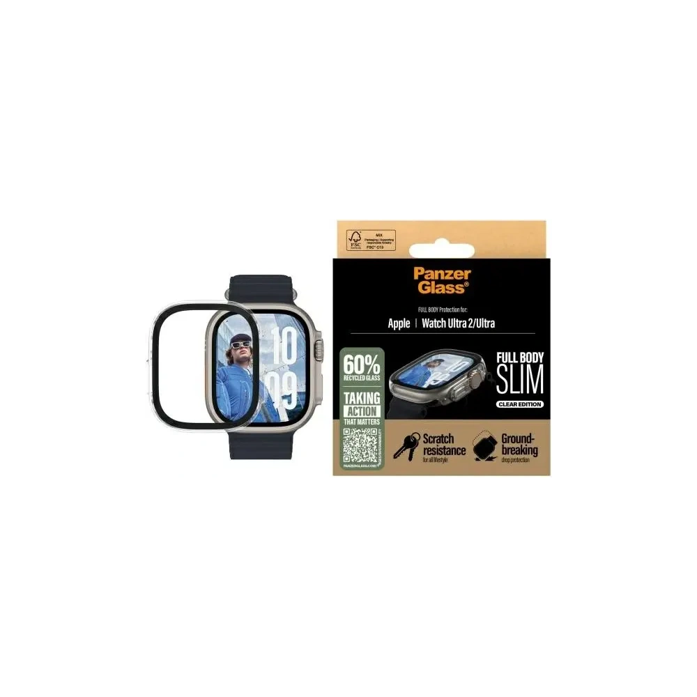 Szkło ochronne PanzerGlass Full Body Slim Apple Watch Ultra 2 / Ultra 49mm przezroczysty/transparent