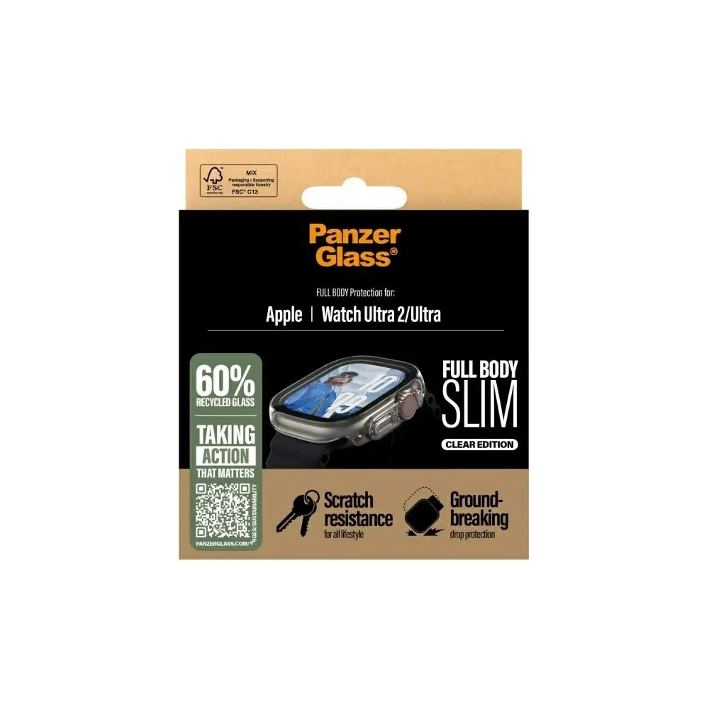 Szkło ochronne PanzerGlass Full Body Slim Apple Watch Ultra 2 / Ultra 49mm przezroczysty/transparent