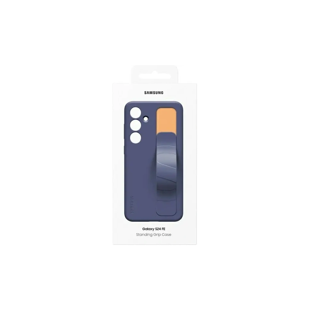 Etui Samsung EF-GS721CNEGWW Galaxy S24 FE Standing Grip Case niebiesko-czarny/blue black