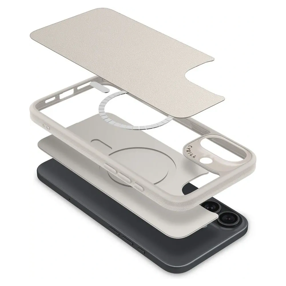 Etui Spigen Cyrill Kajuk Mag MagSafe Apple iPhone 16 Cream