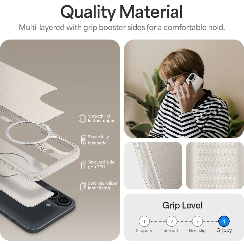 Etui Spigen Cyrill Kajuk Mag MagSafe Apple iPhone 16 Cream