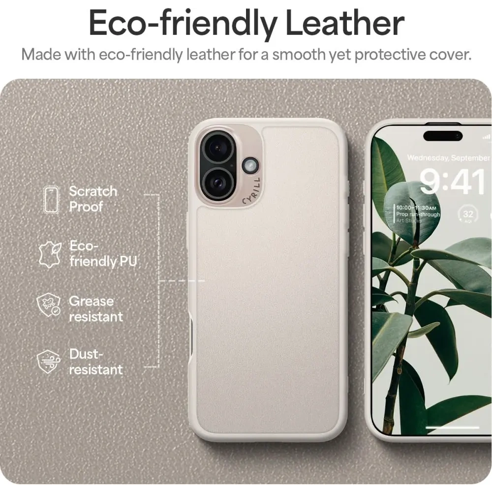 Etui Spigen Cyrill Kajuk Mag MagSafe Apple iPhone 16 Cream