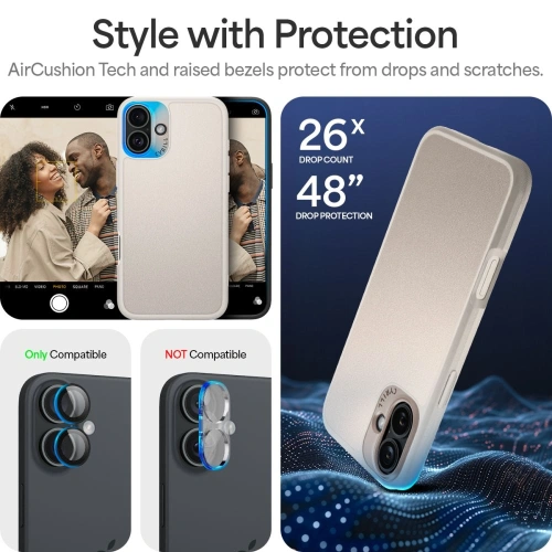 Kup Etui Spigen Cyrill Kajuk Mag MagSafe Apple iPhone 16 Cream - SPN16563 - {ean13} - Sklep Home Screen