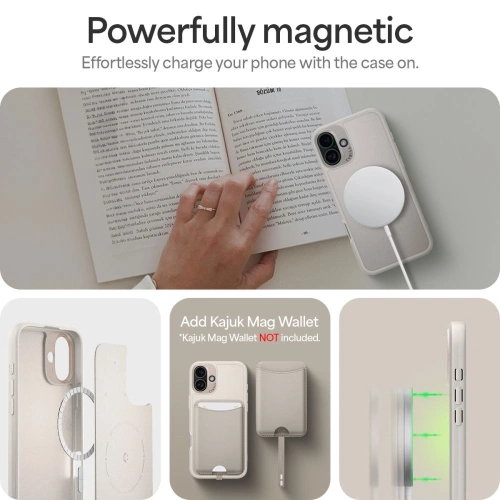 Kup Etui Spigen Cyrill Kajuk Mag MagSafe Apple iPhone 16 Cream - SPN16563 - {ean13} - Sklep Home Screen