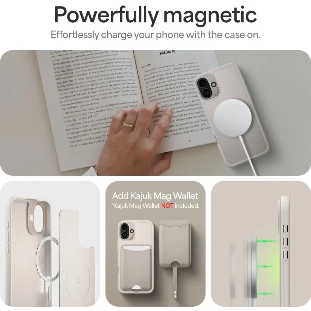 Etui Spigen Cyrill Kajuk Mag MagSafe Apple iPhone 16 Cream