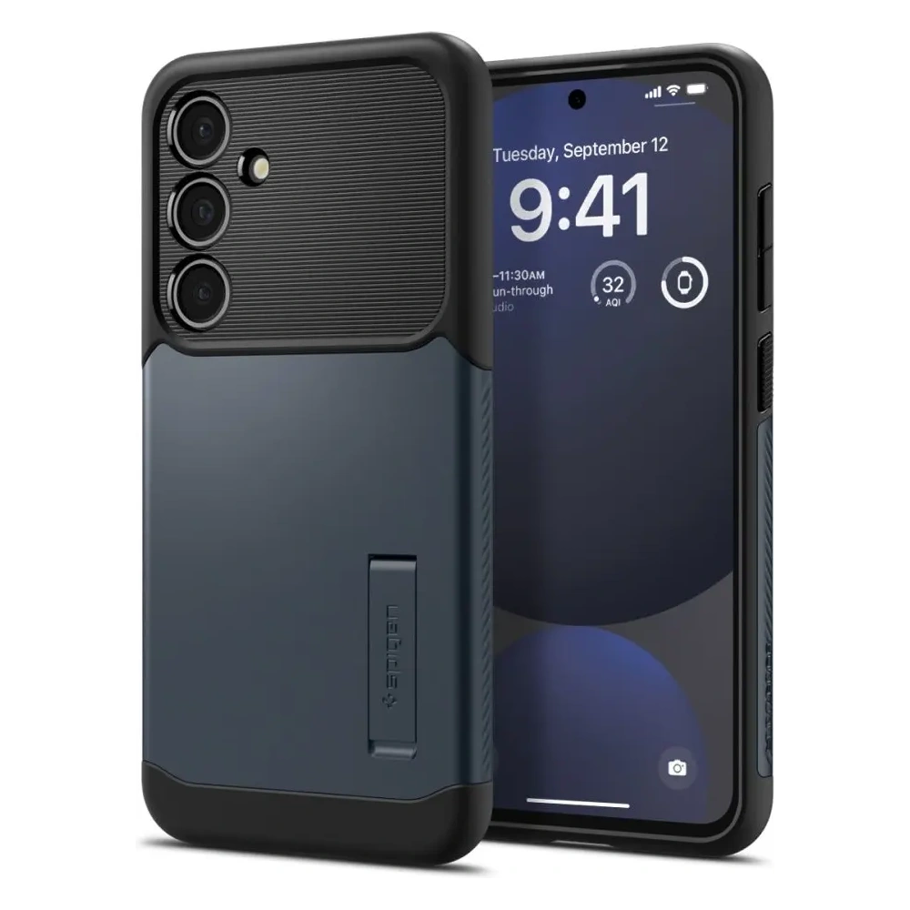 Etui Spigen Slim Armor Samsung Galaxy S24 FE Metal Slate