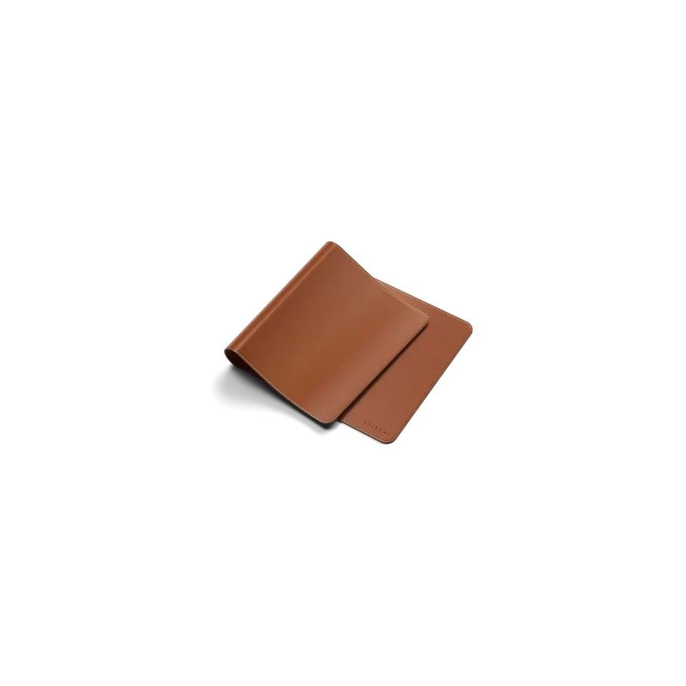 Podkładka na biurko ze skóry wegańskiej Satechi Premium Desk Mat (brown)